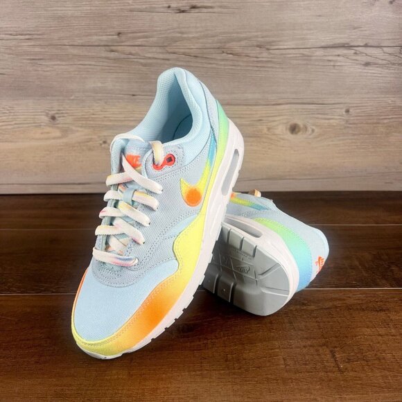 Nike Air Max 1 BG Playground Pack GS Size 6Y Glacier Blue HF4788 474